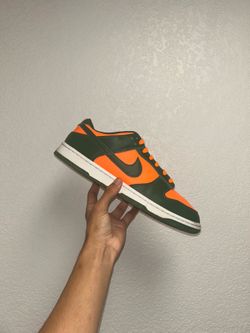 Miami hurricane dunks sz 10.5