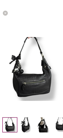 Coach black hobo shoulder bag