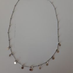 925 ITALY STERLING SILVER CHAIN, TWO TONES 