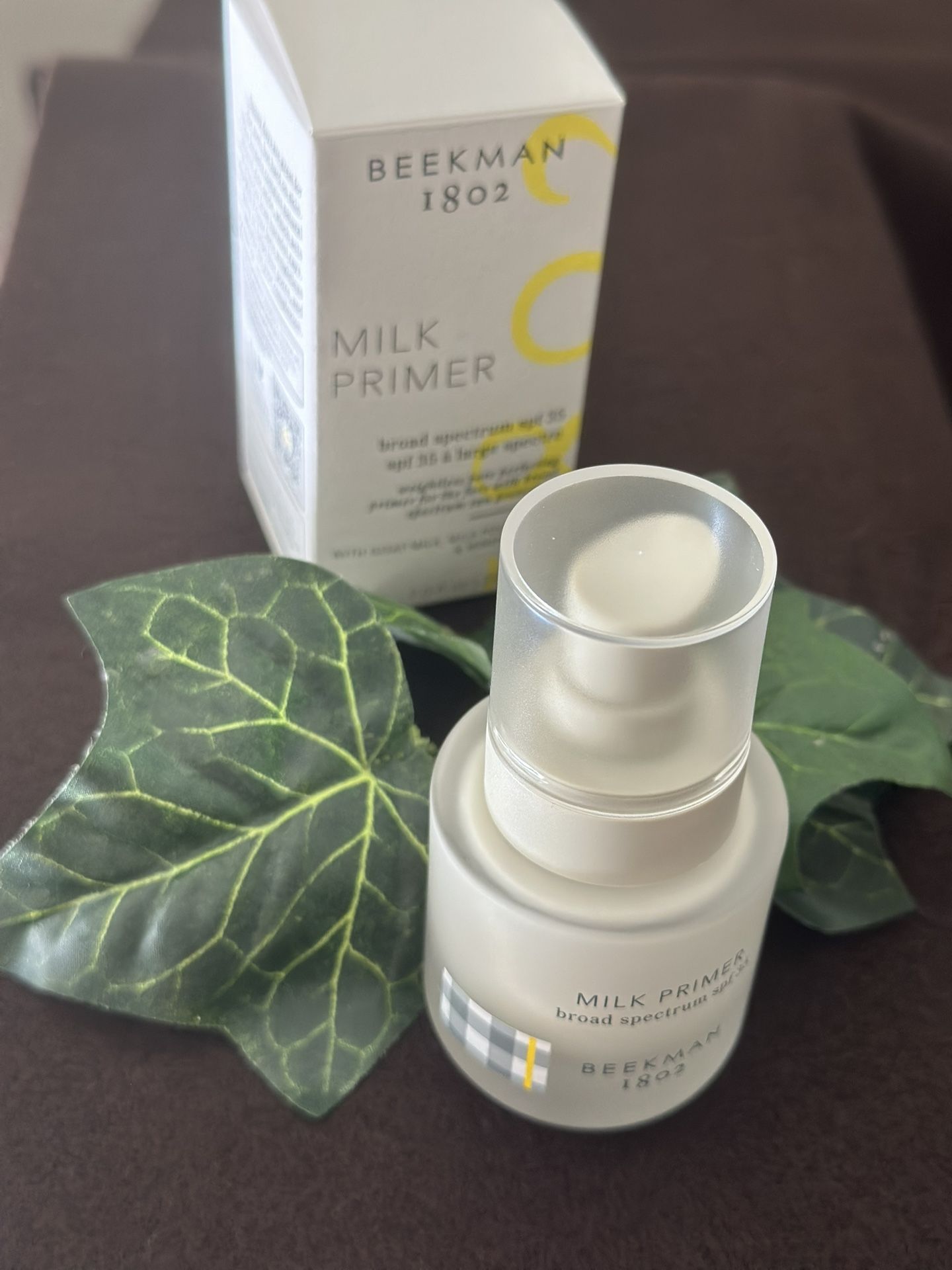 Beekman 1802 Milk Primer for Face - SPF 35 Moisturizer & Makeup Primer