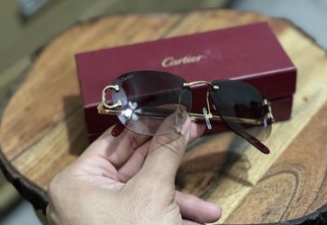 Cartier Glasses- Brown Gold 