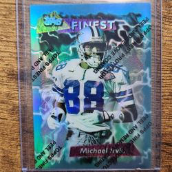 Michael Irvin Topps Finest Refractor #186