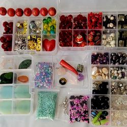 Beads For Jewelry Making, Containers included