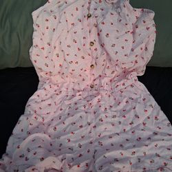 Brand New Girls romper size 6 and pj's