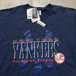 Vintage 1997 MLB New York Yankees Baseball Starter Single-Stitch T-Shirt L