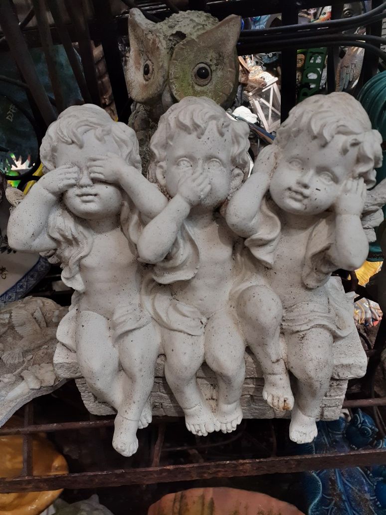 see no evil hear no evil speak no evil angel statue