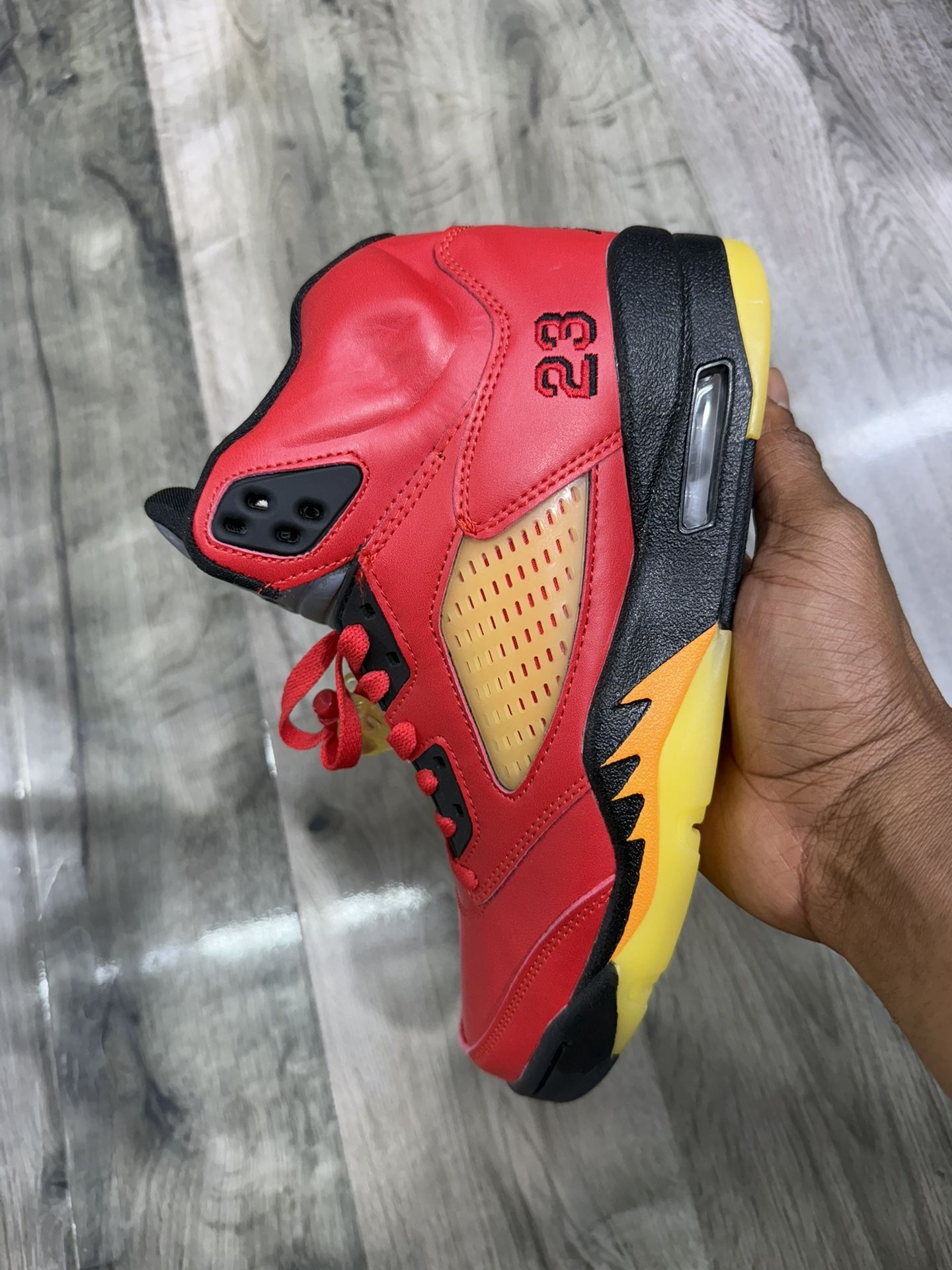 Jordan 5s Jordan Retro Raging Bull Red