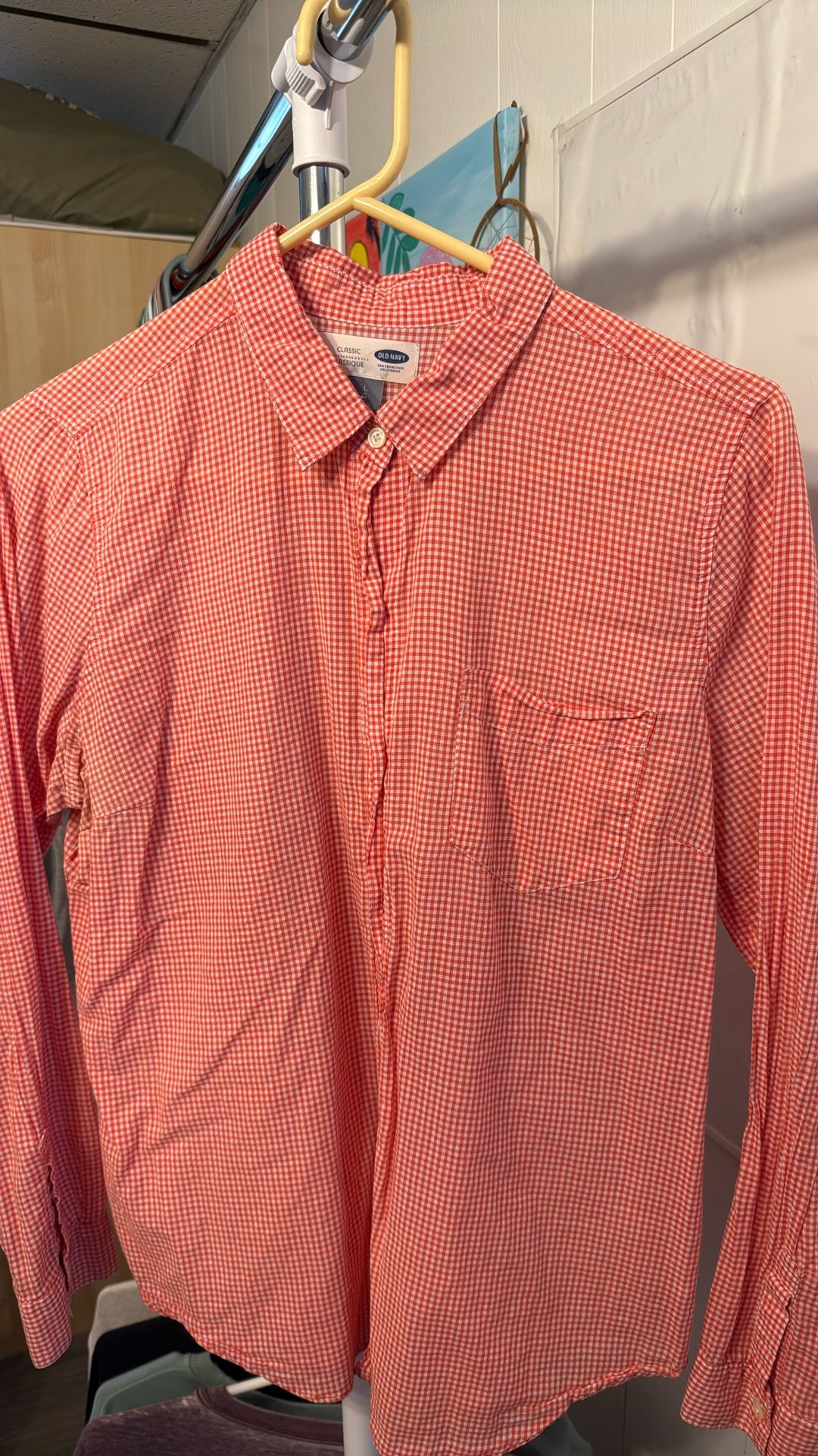 Women’s Long Sleeve Plaid Button Up