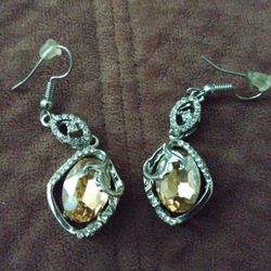 Sterling Silver Necklace And Earrings Set