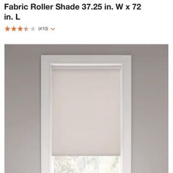 Roller Shade 36in X72L  Style well…2 Colors Available 