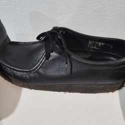 Clarks Original Black Leather Wallabees