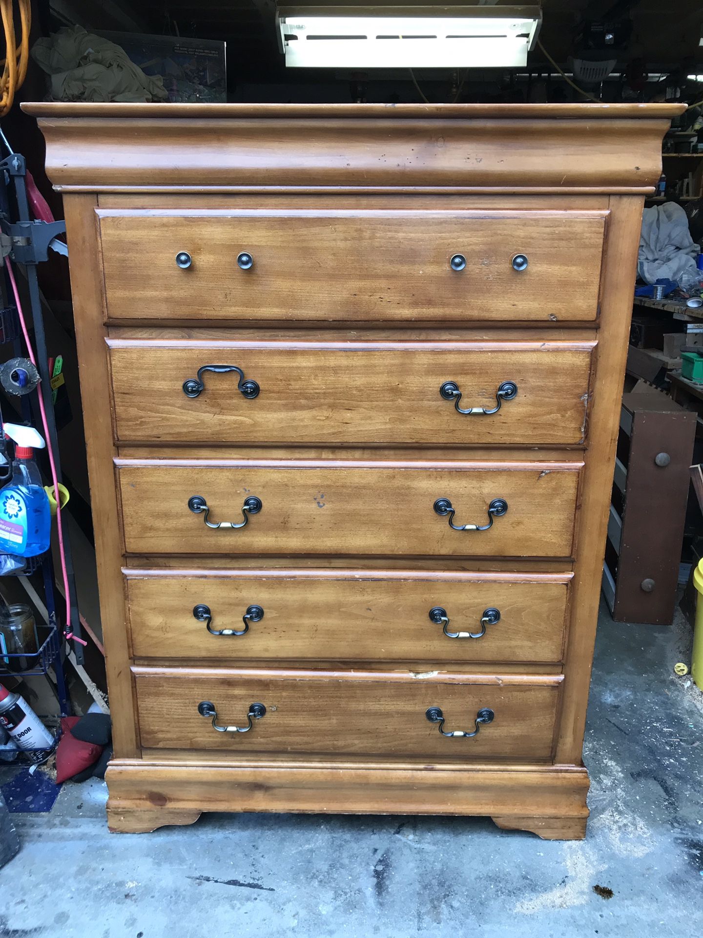 Large solid wood dresser