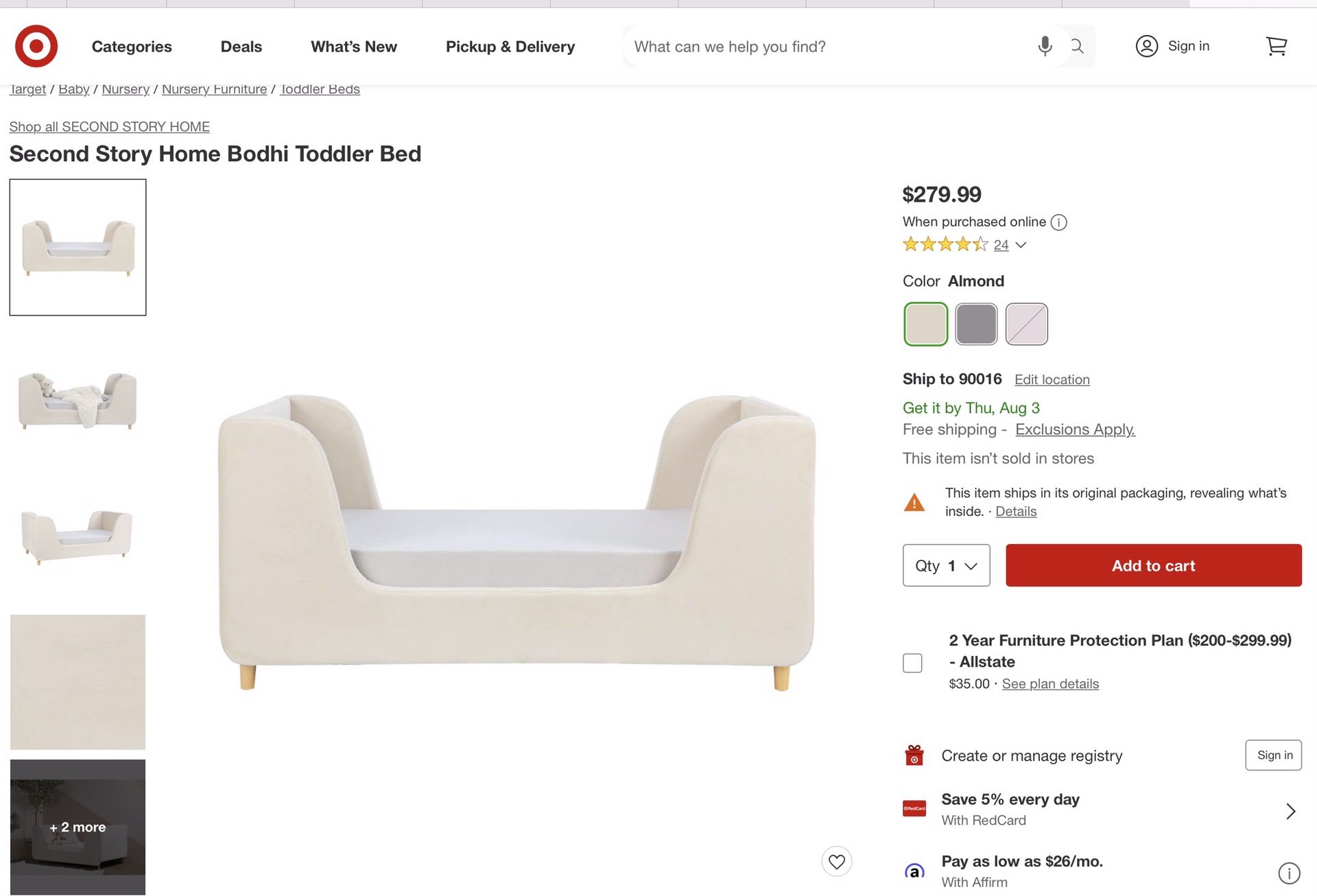 Bodhi Toddler Bed