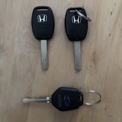 Honda and Subaru key fobs