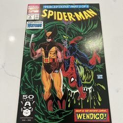 Spider-Man #9 Vol. 1 1991 Marvel Comics High Grade Comic Book, Wolverine, McFarlane