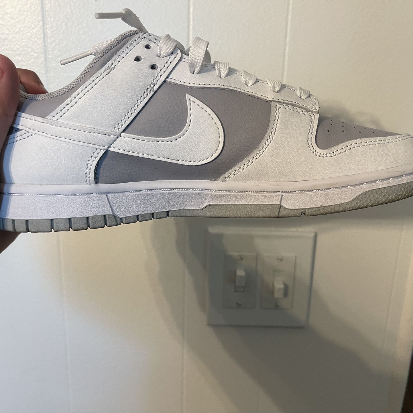 Nike dunk Low Retro (white & Grey) 