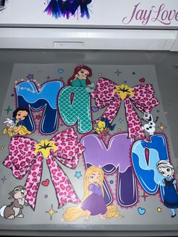 Mama Disney shirt / Disney / Disneyland / princess / t shirt / sweater / heat transfer