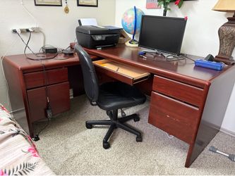 Office/study table. Heavy duty, solid wood