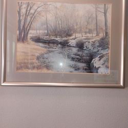 Winter Landscape Painting 