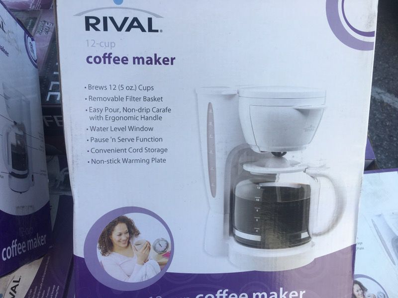 Rival 12 cup coffee maker