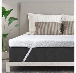 VALUXE 3 Inch Gel Memory Foam Mattress Topper Queen Size