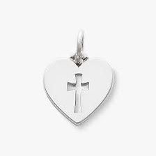  James Avery Crosslet Heart Charm