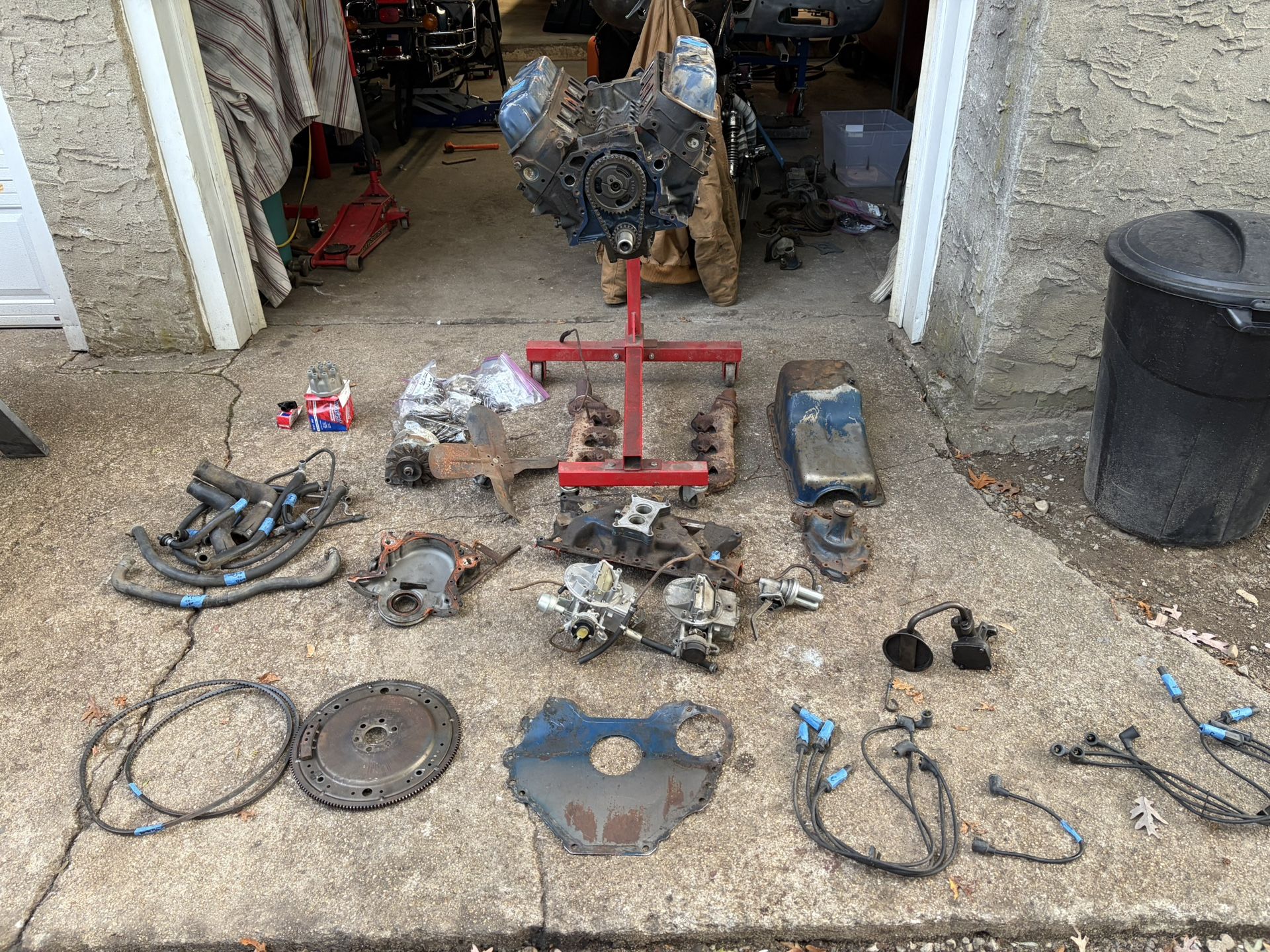67 Mustang 289 Long Block +Parts