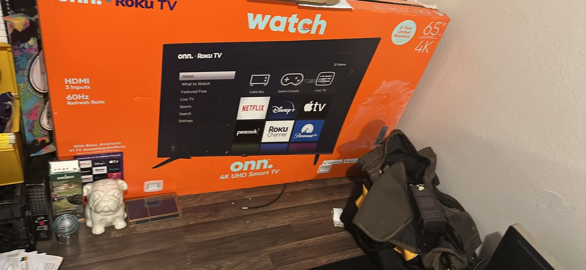 65 Inch Smart Tv Barely Used 260 obo