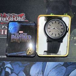 Black panther wrist watch
