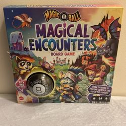 Magic 8 Ball Magical Encounters Board Game with 8 Ball  - NEW