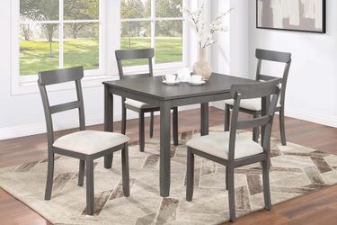 5 piece Gray dining set
