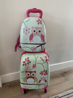 Carry On Suit Case & Back Pack Set Kids