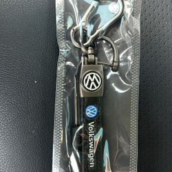 Black Leather Keychains Cluster 