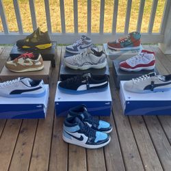 Sneaker Lot (Nike, Puma, And Jordans)