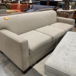 Used off-white sleeper sofa