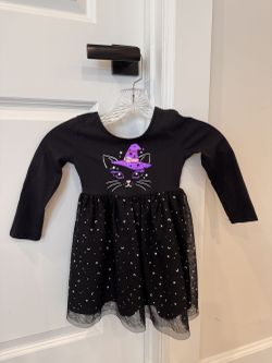 *Jumping Beans Kohls Brand Girls Halloween Long Sleeve Dress, Size 2T*