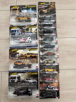 Hot wheels transport and premium lot