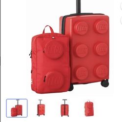 LEGO Expandable Trolley and Backpack- RED