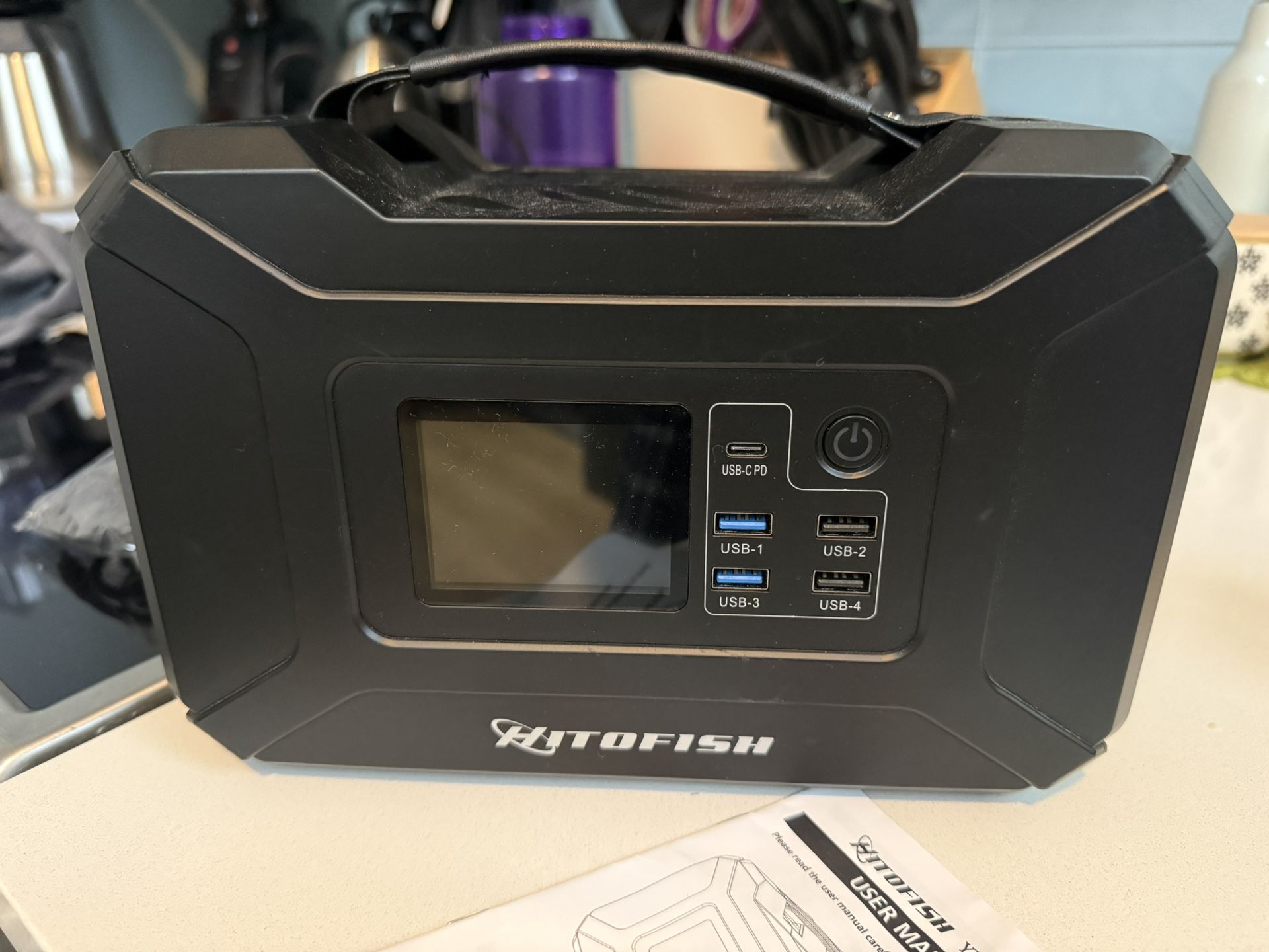 Portable Power Station, 296Wh Outdoor Backup Lithium Battery