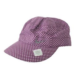 NIKE Womens Purple Polka Dot Adjustable Lined Golf Hat Cap NWT One Size Summer 