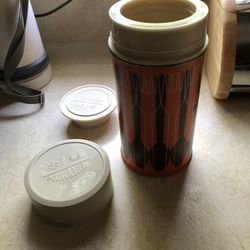 Pristine Like New Retro Wide Mouth Thermos Bottle