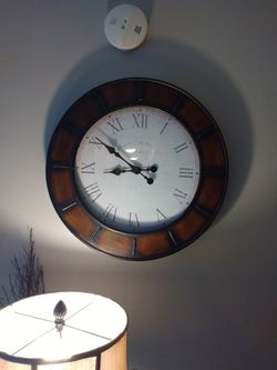 Wall Clock With Wood . Old World Look
