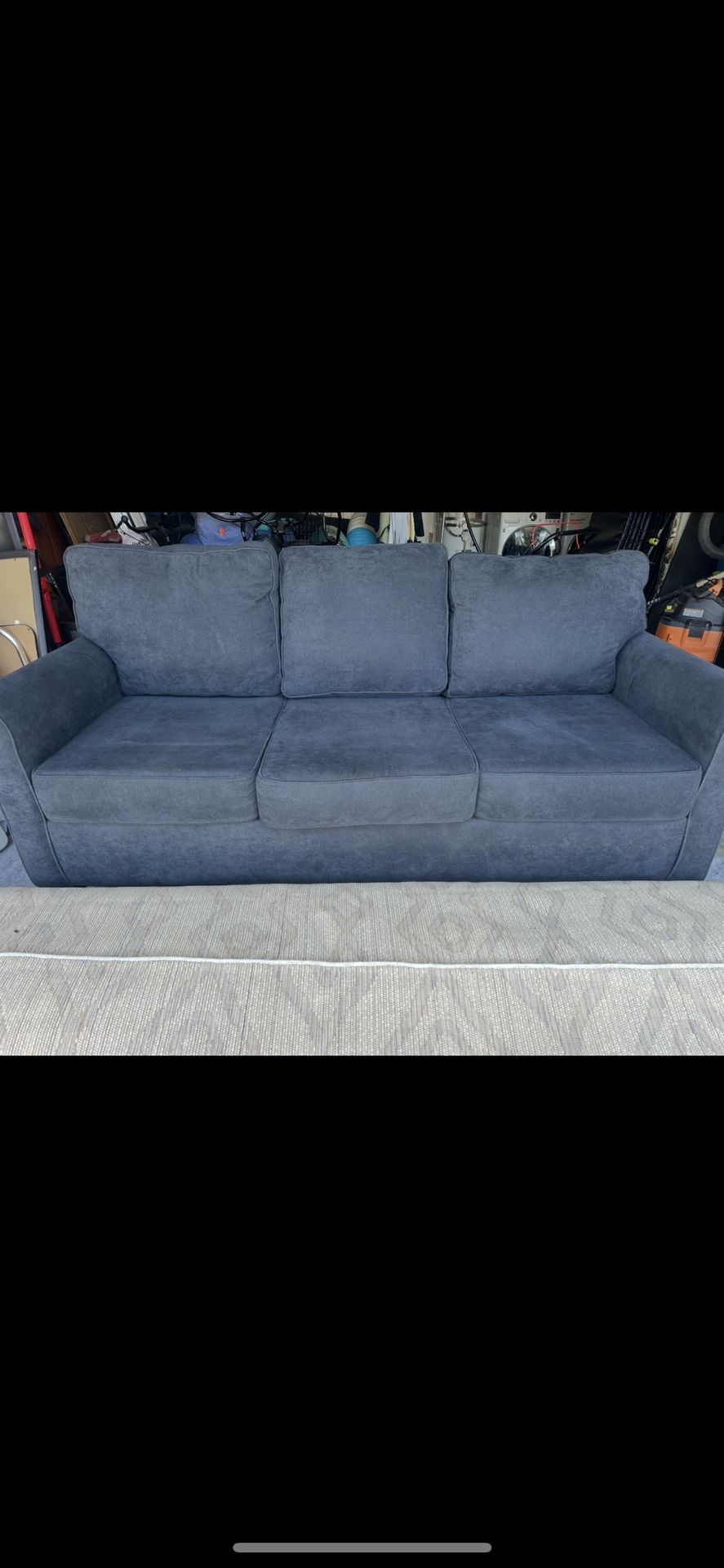Midnight Blue Queen Sofa Sleeper