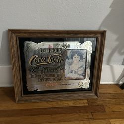 Vintage Coca Cola Mirror Advertisement