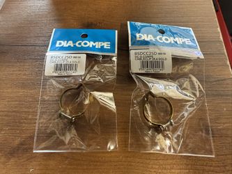 Dia-Compe Cable Clamps Gold Pack of 2 x 25.4mm