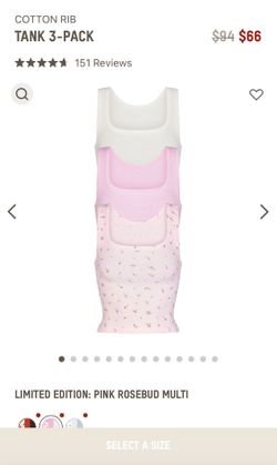 Skims Rib Tank 3 Pack