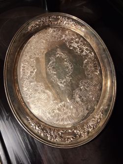 Oneida silver tray 16×11 inches