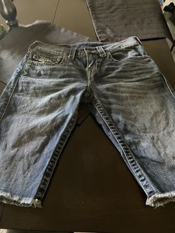 True Religion mens Jean Shorts Size 29