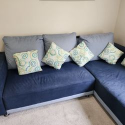 L Shape Sofa With Cushions