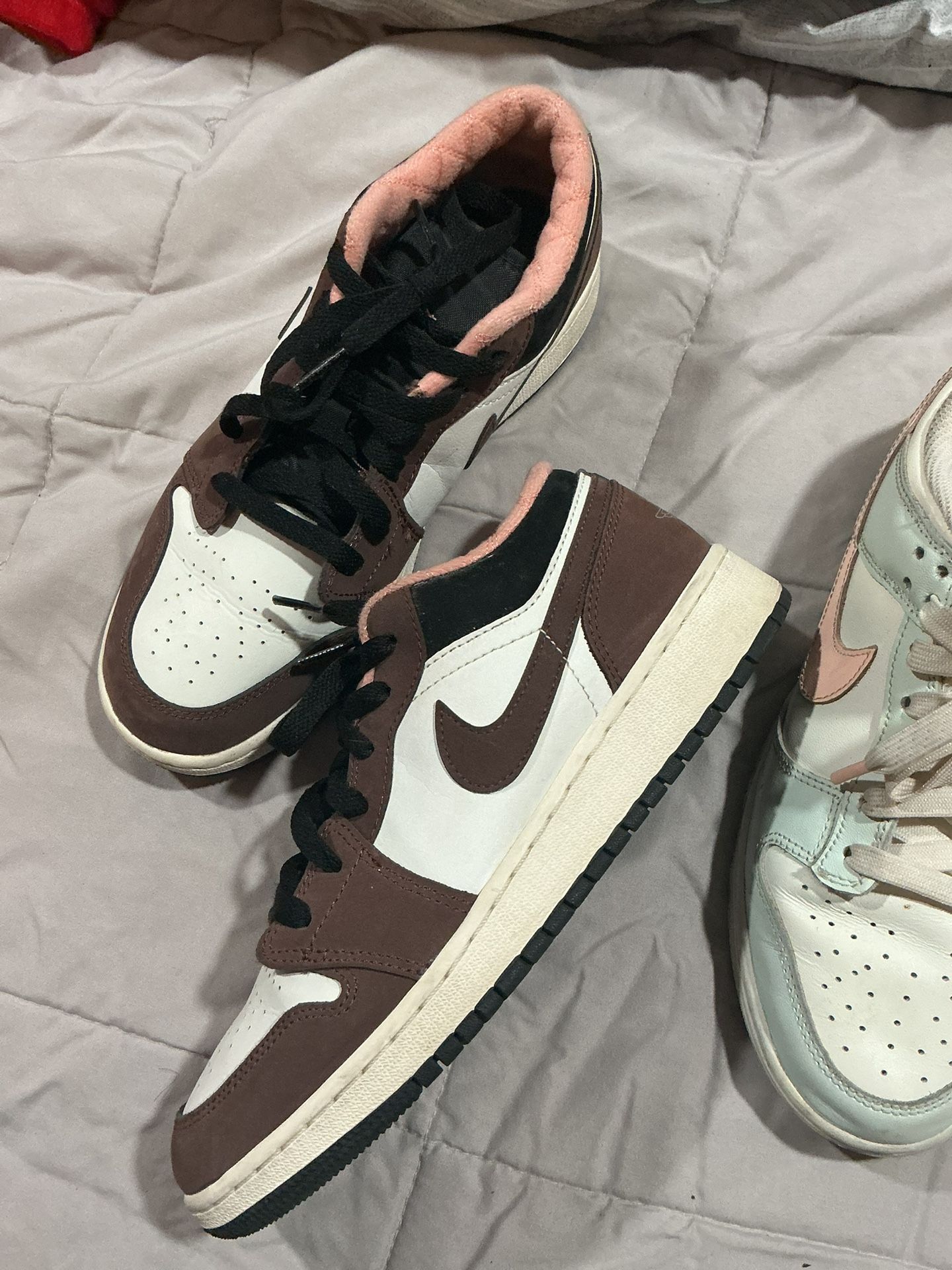 air jordan 1 low mocha and dunks